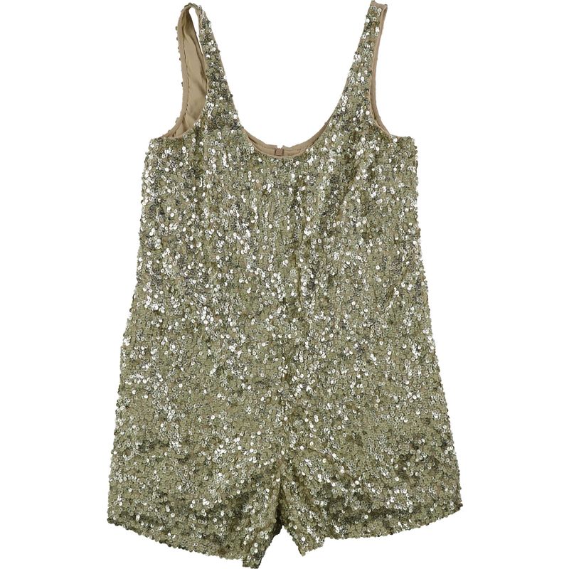 French Connection Womens Shine Romper Jumpsuit, Nwt